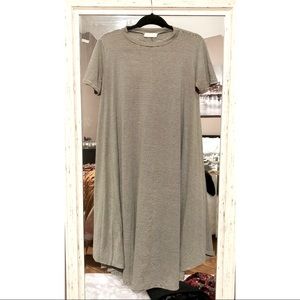 NWOT (L) Striped Midi Dress